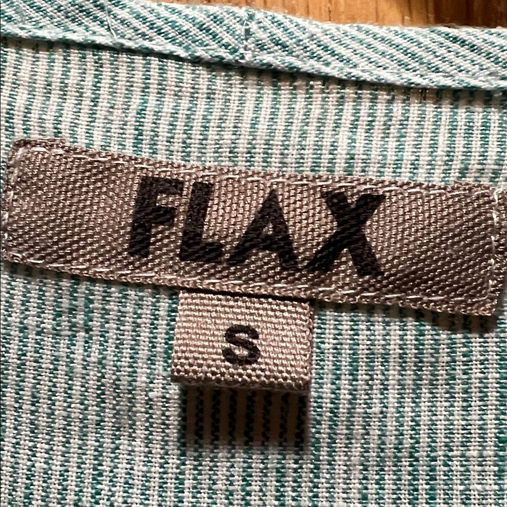 Flax A-Line Short Sleeve Sheath Dress - Picture 3 of 3